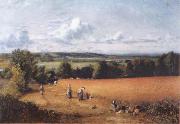 John Constable The wheatfield painting